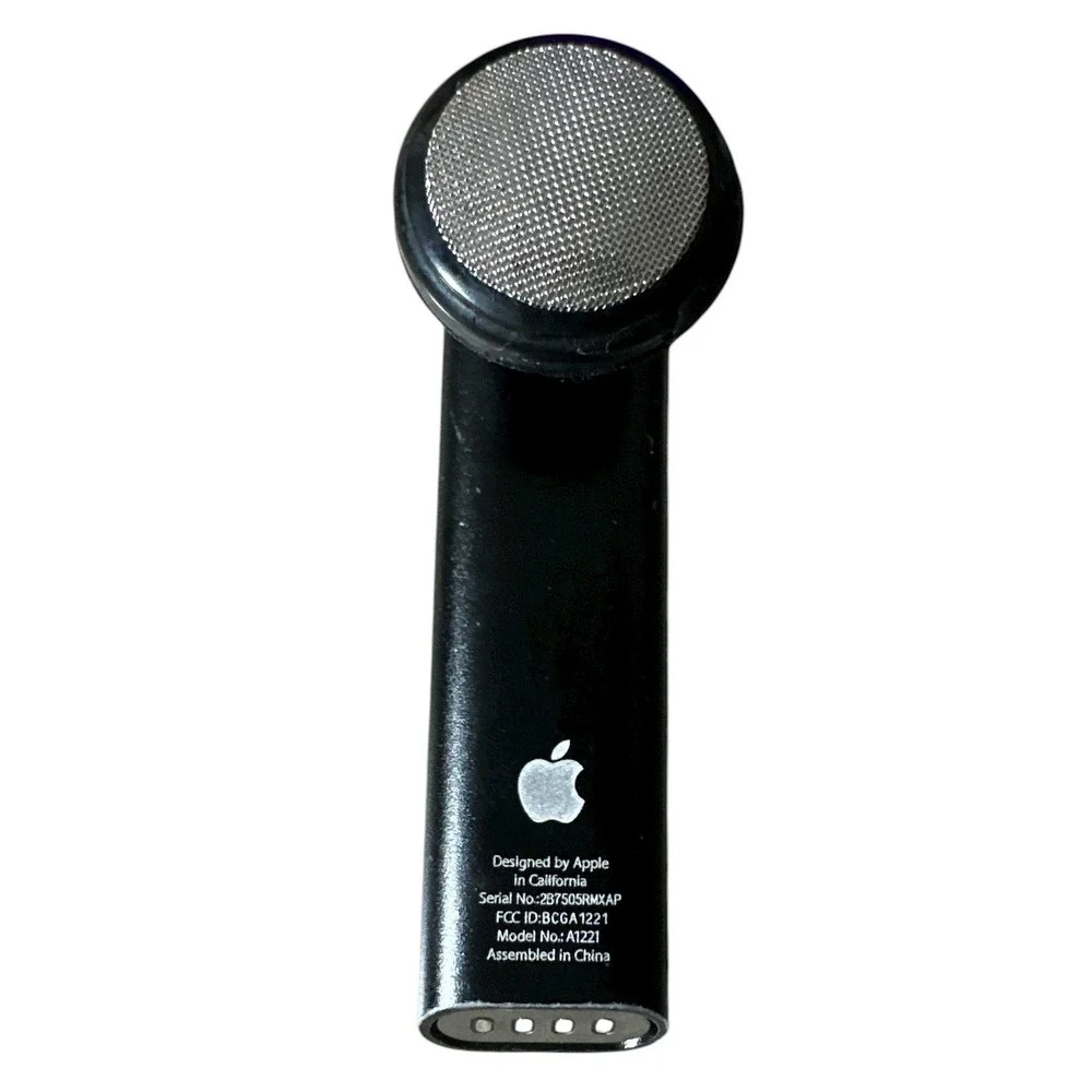 Apple‎ Bluetooth Headset Black Model A1221 Genuine Vintage UNTESTED No Charger